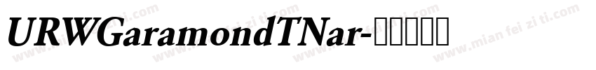 URWGaramondTNar字体转换