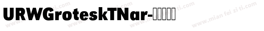 URWGroteskTNar字体转换
