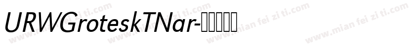 URWGroteskTNar字体转换