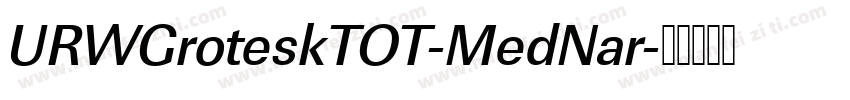 URWGroteskTOT-MedNar字体转换