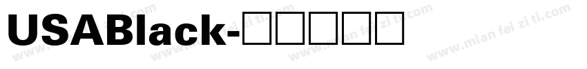 USABlack字体转换
