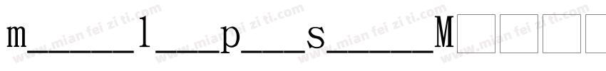 MadetoLovePostScript字体转换