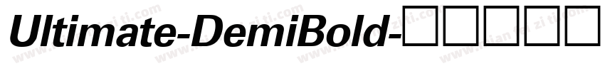 Ultimate-DemiBold字体转换