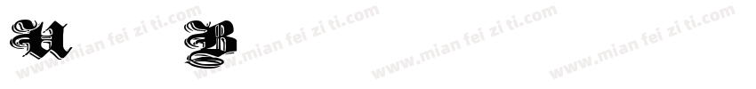 UltraBlack字体转换