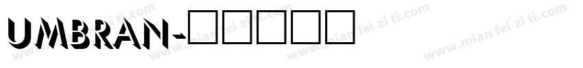 Umbran字体转换