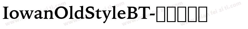 IowanOldStyleBT字体转换
