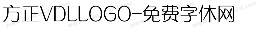 方正VDLLOGO字体转换