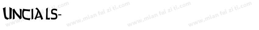 Uncials字体转换