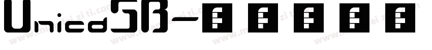 UnicaSB字体转换