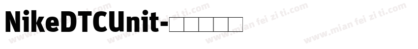 NikeDTCUnit字体转换