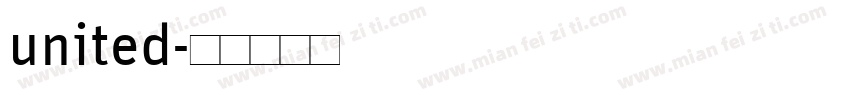 united字体转换