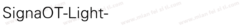 SignaOT-Light字体转换