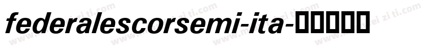 federalescorsemi-ita字体转换