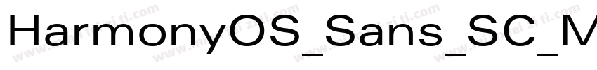 HarmonyOS_Sans_SC_Medium字体转换