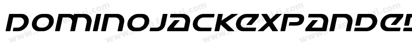 DominoJackExpandedItalicExpandedItalic-rZ3K字体转换