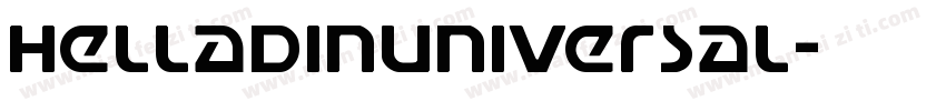 HellaDINUniversal字体转换