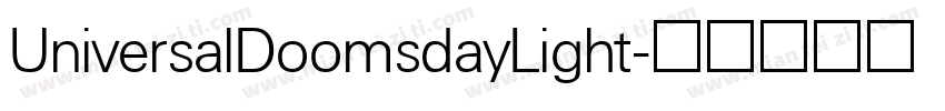 UniversalDoomsdayLight字体转换