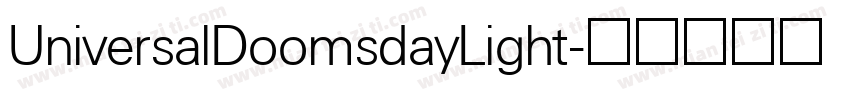 UniversalDoomsdayLight字体转换