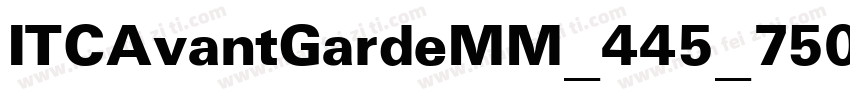ITCAvantGardeMM_445_750_字体转换