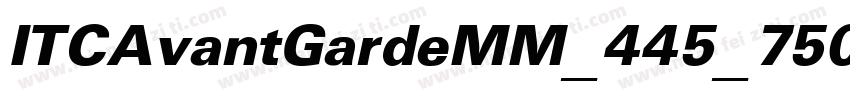 ITCAvantGardeMM_445_750_字体转换