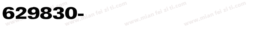 629830字体转换