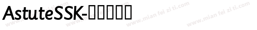 AstuteSSK字体转换