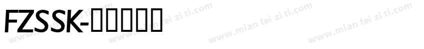 FZSSK字体转换