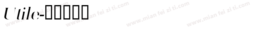Utile字体转换