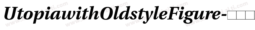 UtopiawithOldstyleFigure字体转换