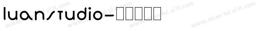 luanstudio字体转换