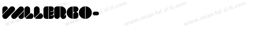 VALLERGO字体转换
