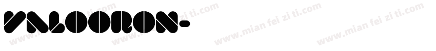 Valooron字体转换