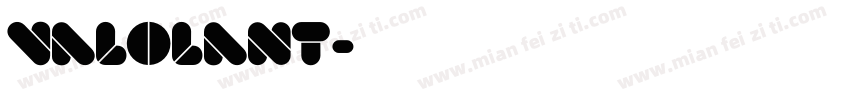 valolant字体转换
