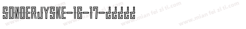 Sonderjyske-16-17字体转换