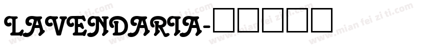 Lavendaria字体转换