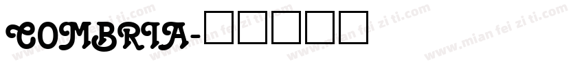 combria字体转换