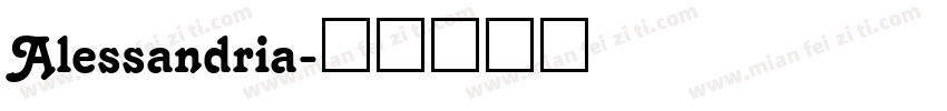 Alessandria字体转换