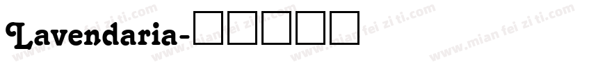 Lavendaria字体转换