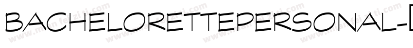BachelorettePERSONAL字体转换