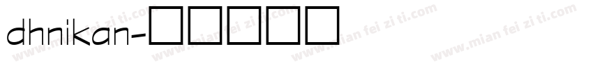 dhnikan字体转换