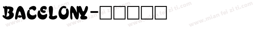 bacelony字体转换