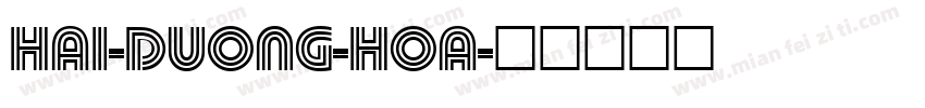 Hai-Duong-Hoa字体转换
