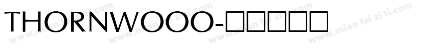 THORNWOOO字体转换