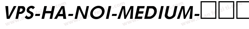 VPS-Ha-Noi-Medium字体转换