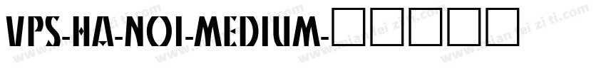 VPS-Ha-Noi-Medium字体转换
