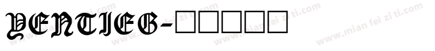 yentiEG字体转换