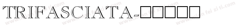Trifasciata字体转换