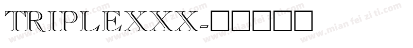 TripleXXX字体转换