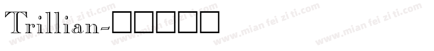 Trillian字体转换