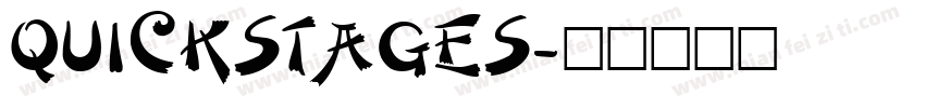 Quickstages字体转换